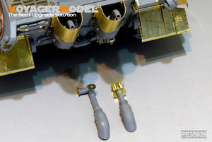 Maquette Voyager PE35929 Char King Tiger allemand de la Seconde Guerre mondiale (tourelle Porsche) pour HOBBYBOSS 84530 1/35  – immagine 14