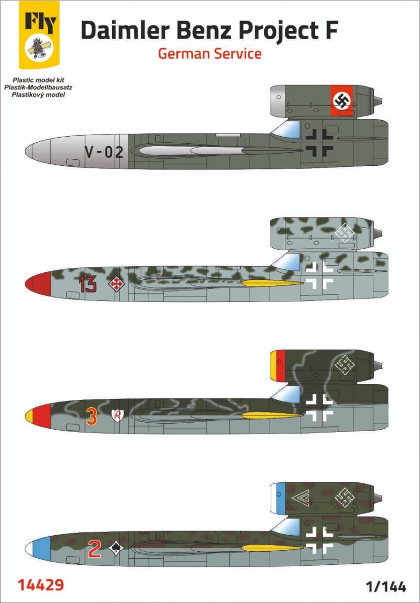Fly 14429 Daimler Benz Projet F - Service allemand 1/144