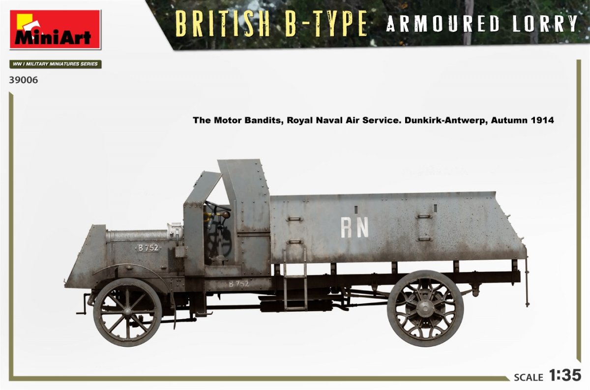 Miniart 39006 CAMION BLINDÉ BRITANNIQUE DE TYPE B 1/35 – Bild 11
