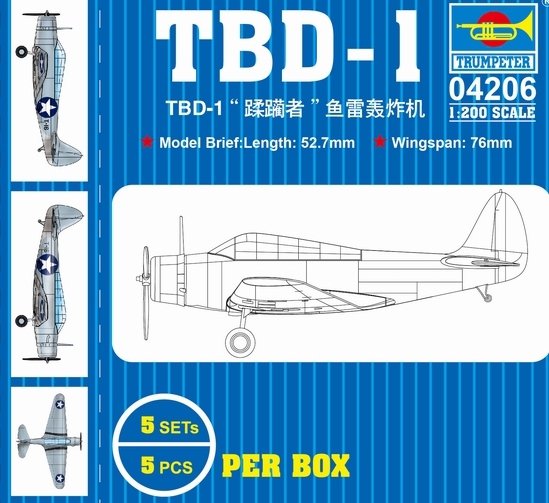 Trumpeter 04206 TBD-1 bombardier-torpilleur 1/200