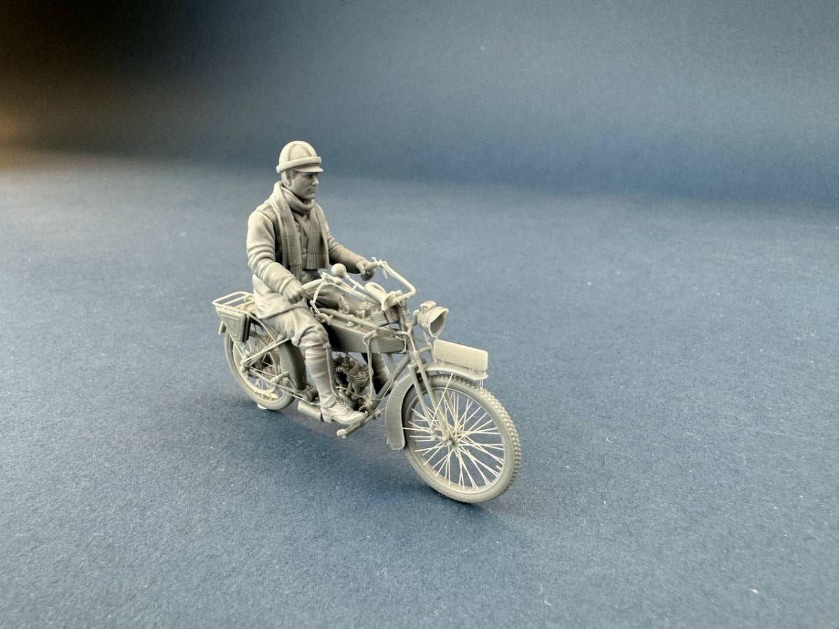 Copper State Models F32-059 Motard de liaison allemand à moto (moto non incluse) 1/32 – immagine 2