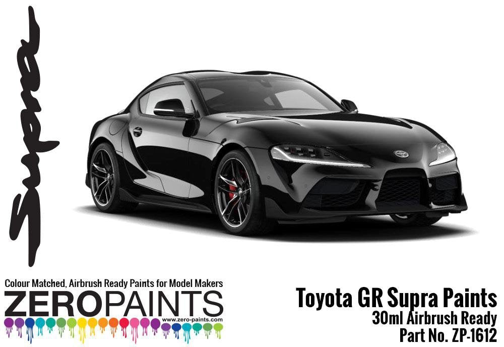 Peinture métallisée noire Zero Paints ZP-1612-B Toyota GR Supra 30 ml
