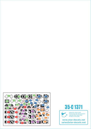 Star Decals 35-C1371 SdKfz 250 neu 2 SdKfz 250/1, SdKfz 250/3 et SdKfz 250/7 - Marquages ​​Waffen-SS 1/35 – immagine 2