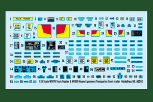 Hobby Boss 85502 Tracteur routier M1070 et semi-remorque HET M1000 (1/35) – image 13