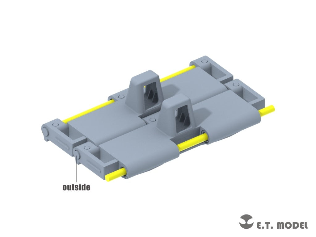ET Model P35-095 WWII USARMY M4 Sherman T66 Chenilles fonctionnelles pour maquettes ASUKA/DRAGON/TAMIYA/TASCA au 1/35  – immagine 2