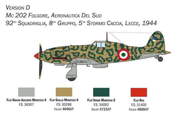Italeri 1439 MC.202 Folgore 1/72 – image 7