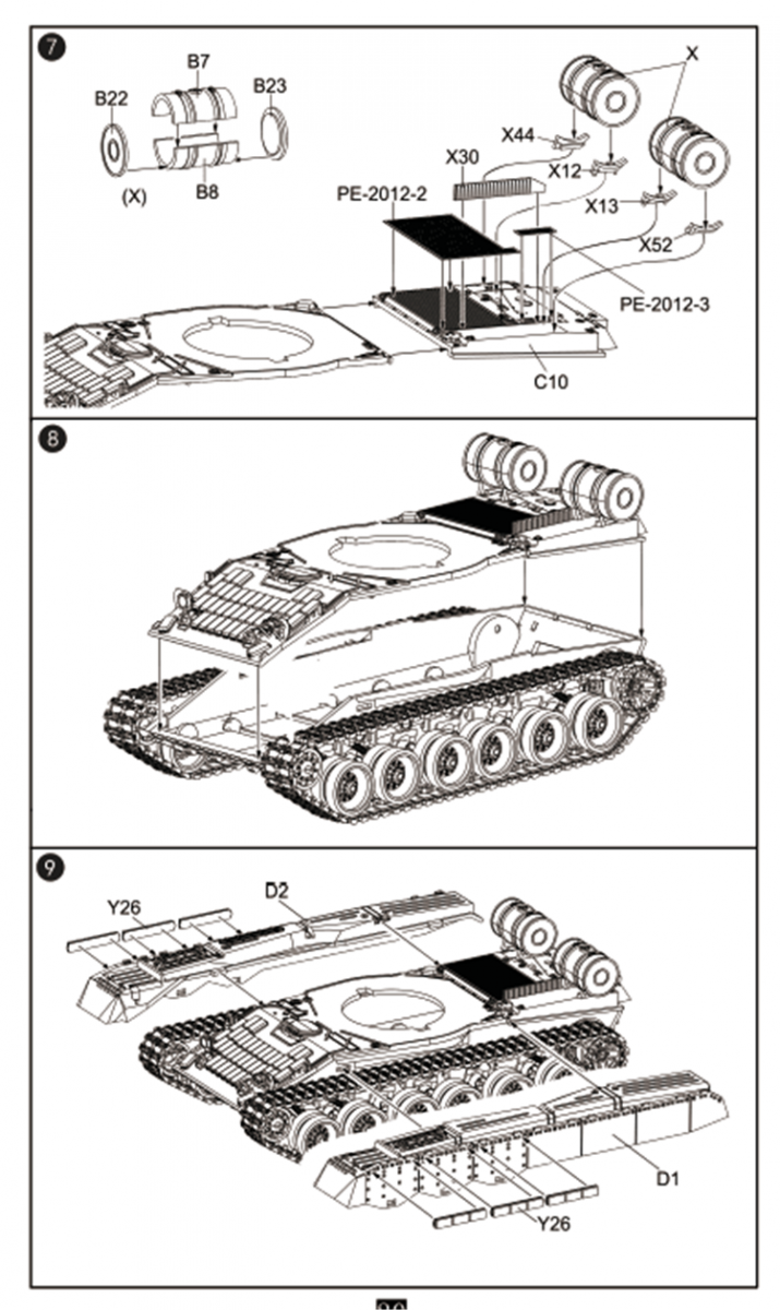 Modelcollect UA72193 Soviet T-80 Main Battle Tank 1970S-1990S N in1 1/72 – zdjęcie 16