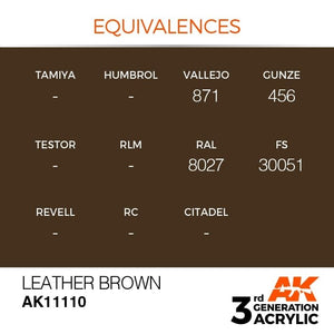 AK Interactive AK11110 CUIR MARRON – STANDARD 17 ml – image 3
