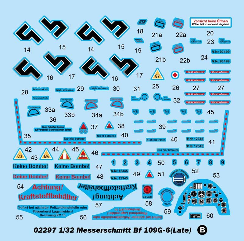 Trumpeter 02297 Messerschmitt Bf 109G-6 (Tardif) (1/32) – immagine 14