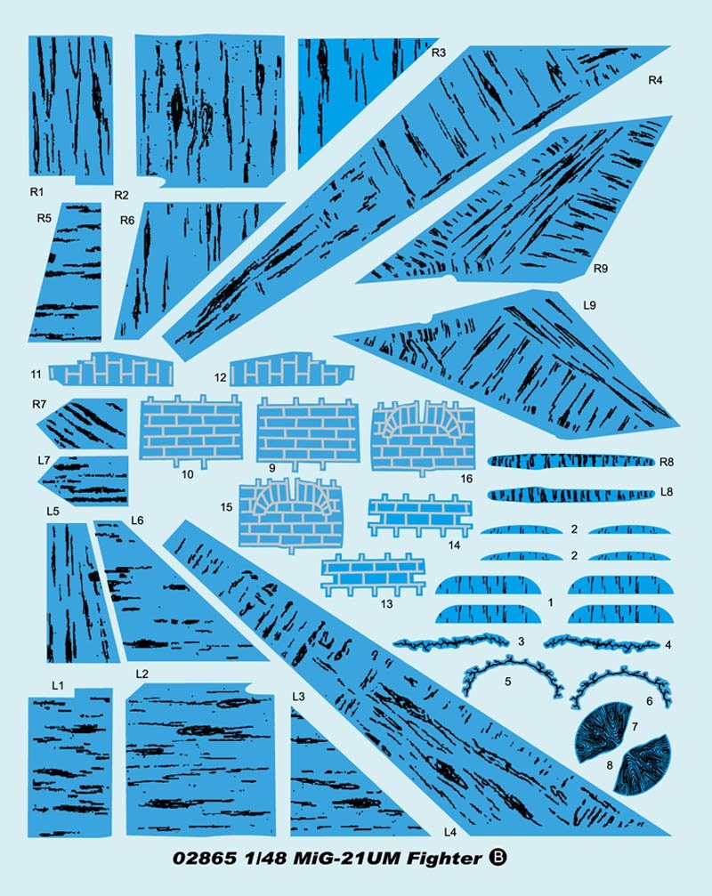 Trumpeter 02865 MiG-21UM Mongol B (1/48)  – immagine 5