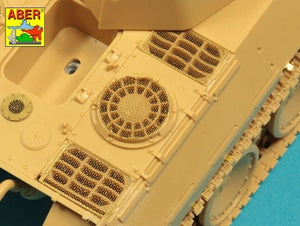 Aber 48A33 Grilles pour Panther D 1/48  – immagine 6