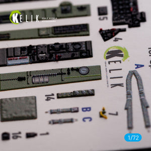 Décalcomanies 3D pour l&amp;#39;intérieur du F-84F Thunderstreak (KELIK K72079) pour la maquette Special Hobby au 1/72 – image 7