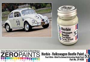 Peinture Zero Paints ZP-1439 - Herbie 53 Volkswagen Beetle, 60 ml