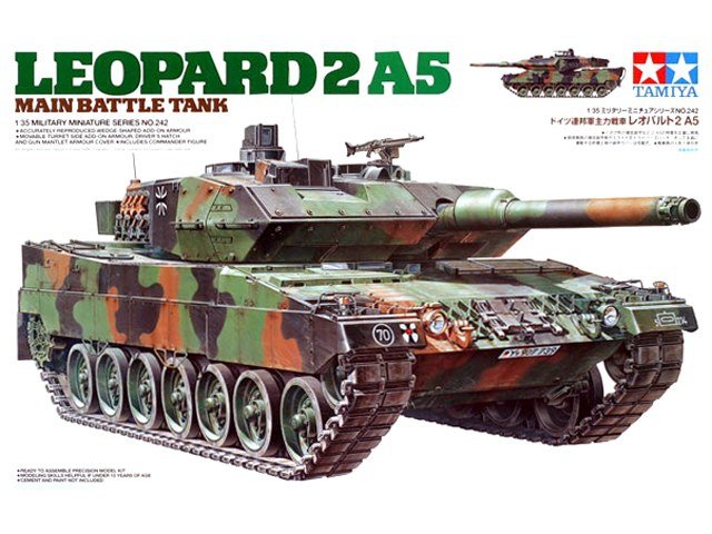 Tamiya 35242 Leopard 2 A5 Char de combat principal (1/35)