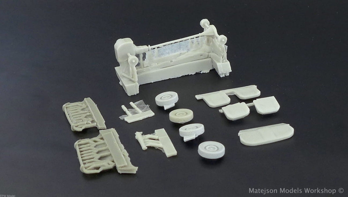 Maquette FPW 72601 Fiat 125p polonaise, première version civile, échelle 1/72  – image 4