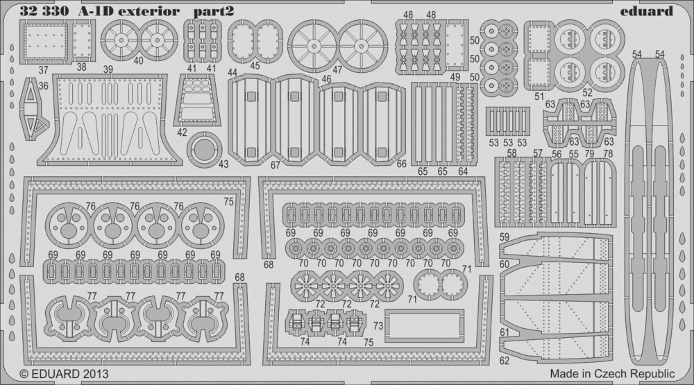 Eduard 32330 A-1D extérieur 1/32 Trumpeter – image 2