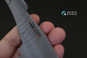Intérieur imprimé en 3D et coloré sur papier décalcomanie Quinta Studio QD32040 F4U-1A Corsair (pour maquette Tamiya) 1/32 – immagine 8