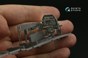 Quinta Studio QDS-32145 P-51D Mustang 3D-Printed &amp;amp; coloured Interior on decal paper (Zoukei-Mura SWS) (Small version) 1/32 – zdjęcie 3