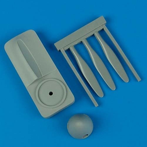 Quickboost QB48268 Spitfire Mk.I/Mk.V De Havilland propeller w/tool ​​Tamiya 1/48