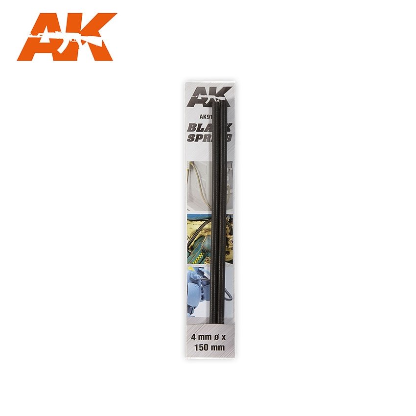 Ressort noir AK Interactive AK9187 4 mm Ø