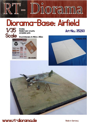 RT-Diorama 35293 Socle de diorama : « Aérodrome » 1/35