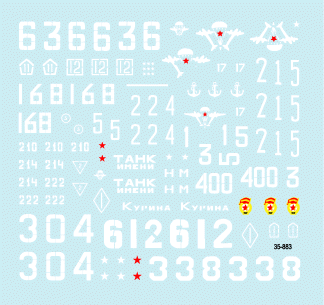 Star Decals 35-883 Soviétiques en Afghanistan, partie 1, échelle 1/35 – image 3