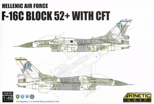 Kinetic K48152 Hellenic Air Force F-16C Block 52+ 1/48