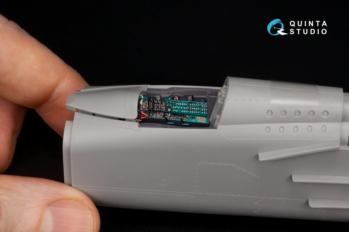 Quinta Studio QD+48560 MiG-25PD Intérieur imprimé en 3D et coloré sur papier décalcomanie (ICM) (avec pièces en résine imprimées en 3D) 1/48 – immagine 9
