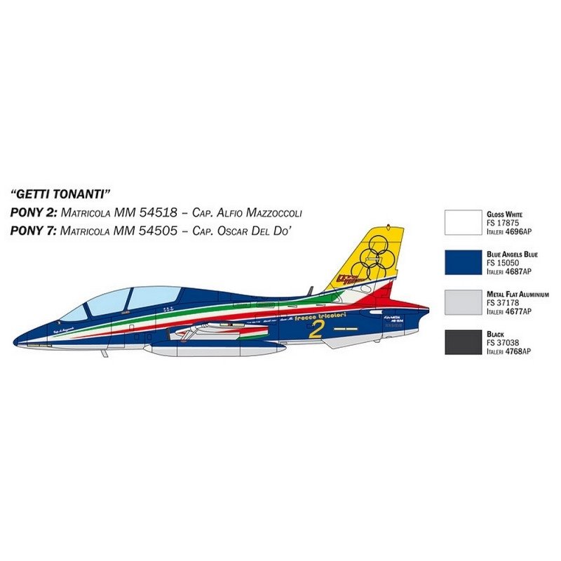 Italeri 1461 AERMACCHI MB-339 &amp;quot;60e PANnniv.&amp;quot; 1/72 – imagen 5