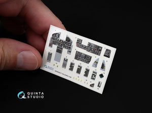 Intérieur imprimé en 3D et coloré sur papier décalcomanie Quinta Studio QD48038 F-15A (pour kit GWH) 1/48 – Bild 7