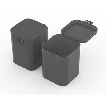 DSPIAE BOX-3 Black Plastic Accessory Storage Box 67/67/85 mm / Accessory container