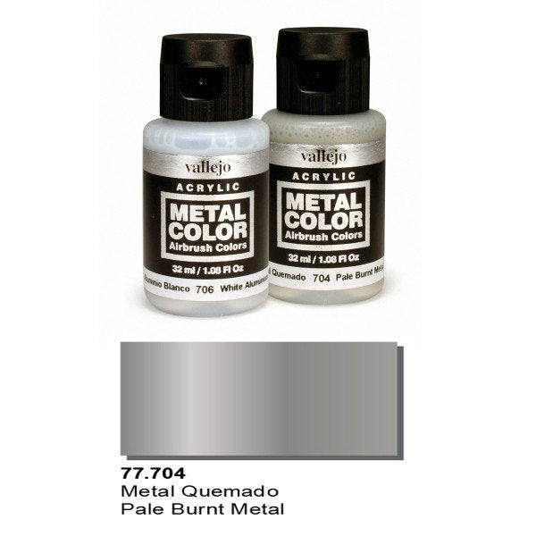 Vallejo 77704 Couleur Métal - Métal Brûlé Pâle 32 ml