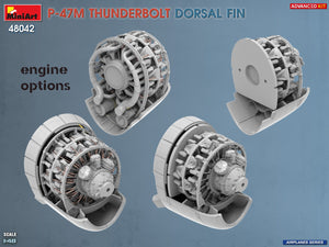 MiniArt 48042 P-47M Thunderbolt Dorsal Fin Advanced Kit 1/48 – imagen 9