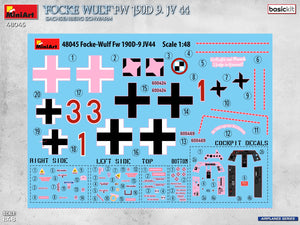 MiniArt 48045 Focke-Wulf Fw 190D-9. JV 44 “Sachsenberg Schwarm”. BASIC KIT 1/48 – immagine 2