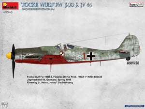 MiniArt 48045 Focke-Wulf Fw 190D-9. JV 44 “Sachsenberg Schwarm”. BASIC KIT 1/48 – immagine 4
