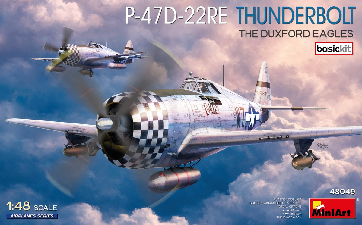 MinArt 48049 P-47D-22RE THUNDERBOLT. THE DUXFORD EAGLES. BASIC KIT 1/48