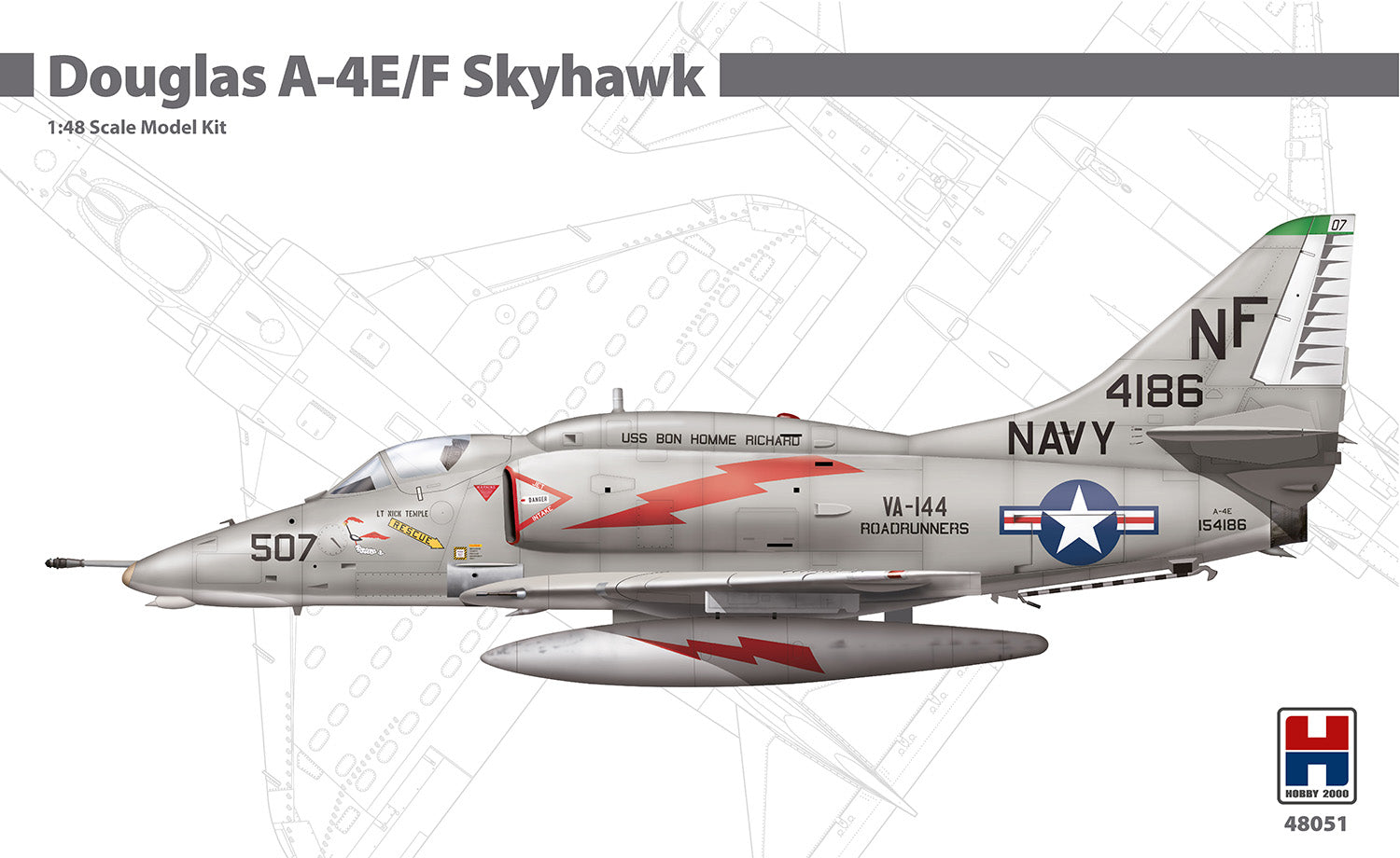 Hobby 2000 48051 Douglas A-4E/F Skyhawk 1/48