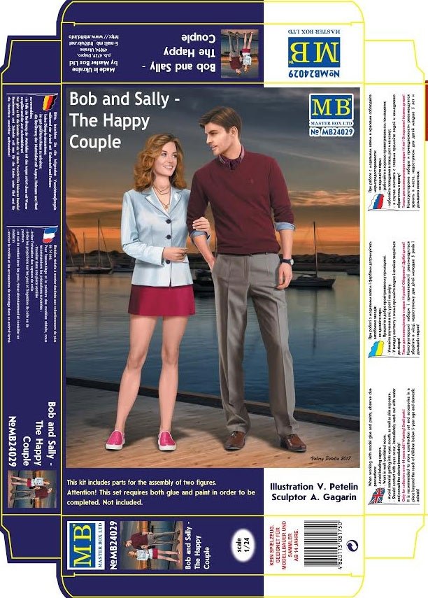 Master Box 24029 Série Dangerous Curves. Bob et Sally - Le couple heureux 1/24 – image 4