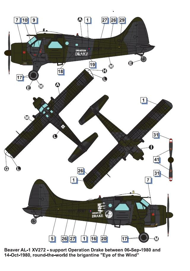 Dora Wings 48062 Beaver AL.1 (DHC-2) Army Liaison Aircraft 1/48 – image 4