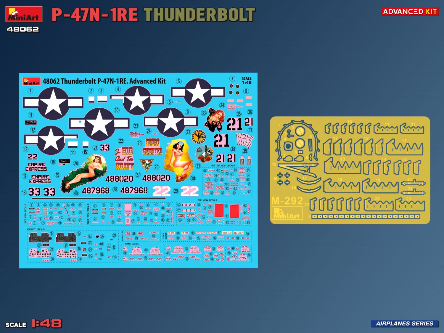 MiniArt 48062P-47N-1RE Coup de tonnerre. Kit avancé 1/48 – imagen 2