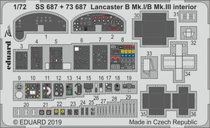 Intérieur du Lancaster B Mk. I/B Mk. III Eduard SS687, échelle 1/72, AIRFIX