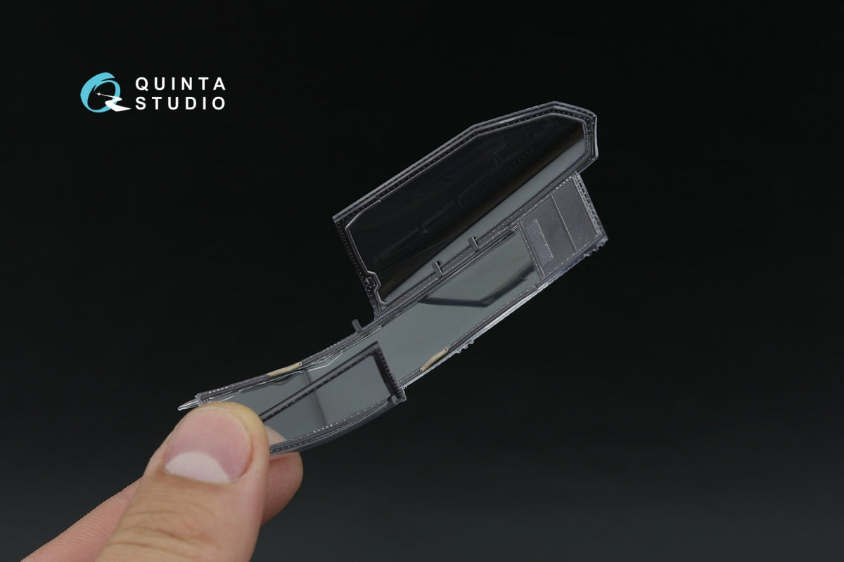 Quinta Studio QP35011 AH-1W inner parts of canopy frame (Trumpeter) 1/35