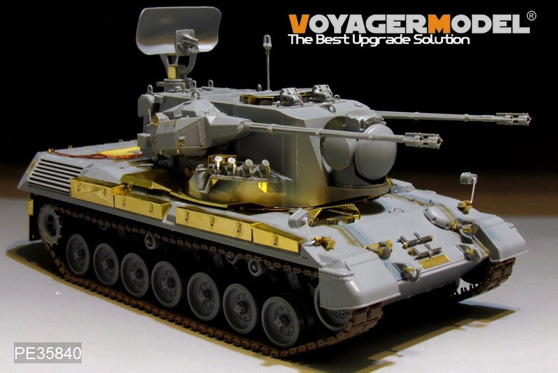 Maquette Voyager PE35840 Gepard A1 SPAAG allemand moderne de base pour TAKOM 2044 au 1/35 – immagine 13