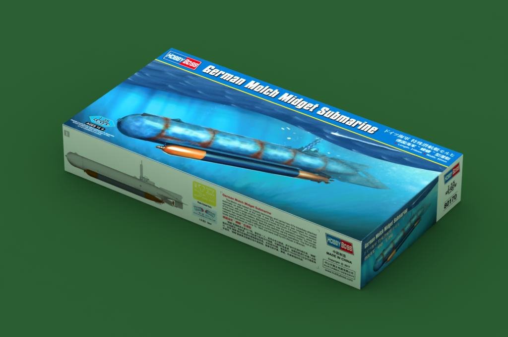 Hobby Boss 80170 Sous-marin de poche allemand Molch 1/35 – Bild 2