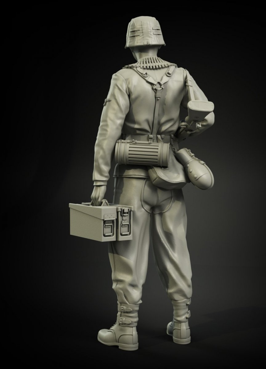Panzer Art FI35-040 Waffen-SS MG-42 porte-munitions 1/35 – image 4