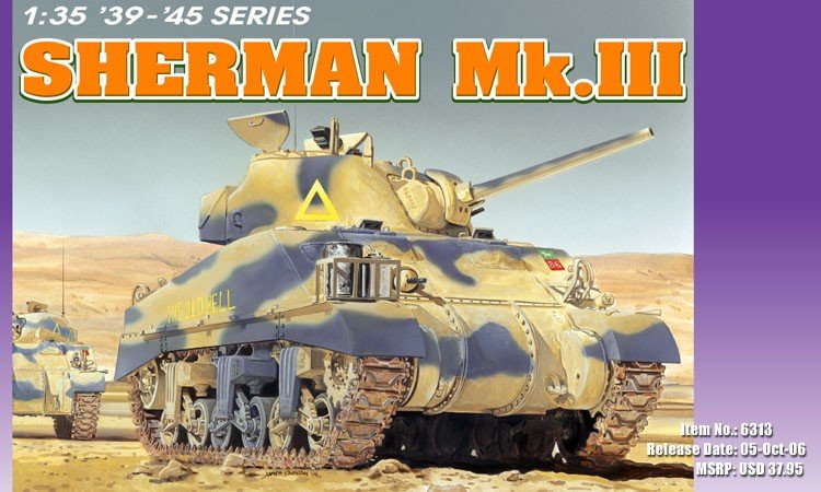 Dragon 6313 Sherman Mk. III 1/35