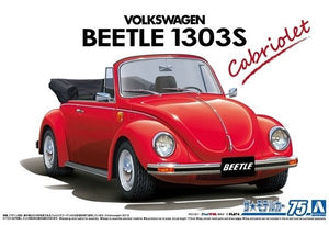 Aoshima 06154 Volkswagen 15ADK Coccinelle 1303S Cabriolet 1975 1/24