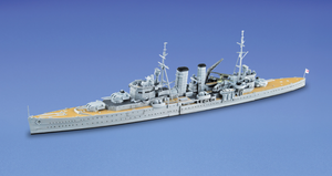 Aoshima 05273 Série Water Line n° 807 Croiseur lourd britannique HMS Exeter 1/700 – immagine 2