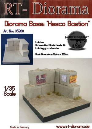 RT-Diorama 35260 Socle de diorama : Bastion Hesco 1/35