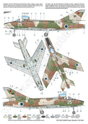Special Hobby 72345 SMB-2 Super Mystère « Sa&amp;#39;ar – Tempête israélienne dans le ciel » 1/72 – immagine 5